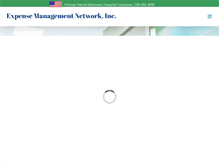 Tablet Screenshot of expensemanagementnetwork.com